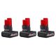 Milwaukee M12 12-Volt Lithium-Ion XC High Output 5 Ah Battery (3-Pack)
