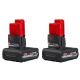 Milwaukee M12 12-Volt Lithium-Ion XC High Output 5 Ah Battery (2-Pack)