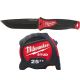 Milwaukee Hardline 5 in. AUS-8 Steel Fixed Blade Knife w/ 2 5 ft. x 1.3 in. Gen II STUD Tape Measure (2-Piece)
