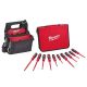 Milwaukee 10-Piece 1000-Volt Insulated Screwdriver Set w/ Electricians Work Pouch/Holster