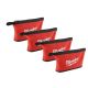 Milwaukee 12 in. Red Zipper Tool Bag (4-Piece)