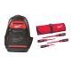 Milwaukee 10 in. Jobsite Backpack w/ 1000-Volt Insulated Screwdriver Set and Pouch (4-Piece)