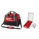 Milwaukee 20 in. PACKOUT Tool Bag and SHOCKWAVE Impact Duty Alloy Steel Screw Driver Bit Set with PACKOUT Case (100-Piece)