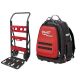 Milwaukee 20 in. W PACKOUT 2-Wheel Utility Tool Cart w/ 15 in. PACKOUT Backpack (2-Piece)