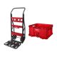 Milwaukee PACKOUT 20-inch 2-Wheel Utility Cart w/ (1) PACKOUT Tool Storage Crate