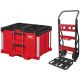 Milwaukee PACKOUT 20 in. 2-Wheel Utility Cart w/ 2-Drawer Tool Box