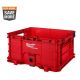 Milwaukee PACKOUT 18.6 in. Tool Storage Crate Bin with Carrying Handles and 50 lbs. Weight Capacity