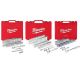 Milwaukee 1/4-in and 3/8-in and 1/2-in Drive SAE/Metric Ratchet and Socket Mechanics Tool Set (153-Piece)