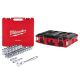Milwaukee 1/2-in Drive SAE/Metric Ratchet and Socket Mechanics Tool Set (47-Piece) w/ PACKOUT 22-in Tool Box