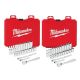 Milwaukee 1/4-in Drive SAE/Metric Ratchet and Socket Mechanics Tool Set (54-Piece)