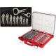 Milwaukee 3/8-in and 1/4-in Drive SAE/Metric Ratchet and Socket Mechanics Tool Set w/ PACKOUT Case and Pliers Set (116-Piece)