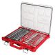 Milwaukee 3/8-in and 1/4-in Drive SAE/Metric Ratchet and Socket Mechanics Tool Set w/ PACKOUT Case (106-Piece)