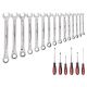 Milwaukee Ratcheting Wrench and Screwdriver Mechanics Tool Set (21-pc)