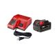 Milwaukee M18 18-Volt 3.0Ah Battery w/ Multi-Voltage Charger Starter Kit