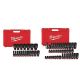 Milwaukee SHOCKWAVE 1/2 in. Drive SAE 6 Point Impact Socket Set (19-Piece) w/ 3/8 in. SAE/Metric Impact Socket Set (43-Piece)