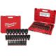 Milwaukee SHOCKWAVE 1/2 in. & 3/8 in. Drive Metric/SAE 6 Point Impact Socket Set (72-Piece)