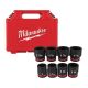 Milwaukee SHOCKWAVE 3/4-inch Drive SAE 6 Point Impact Socket Set (8-Piece)