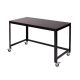 OneSpace 48 inch Rectangular Espresso/Black Writing Desk w/ Wheels