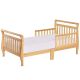 Dream On Me - Natural Toddler Sleigh Bed