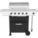 Nexgrill 5-Burner Propane Gas Grill in Stainless Steel with Side Burner and Condiment Rack