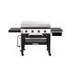 Nexgrill Daytona 4-Burner 36 in. Propane Gas Griddle in Black with Stainless Steel Lid