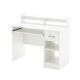 South Shore 41-in. Pure White Rectangular 1 -Drawer Computer Desk with Keyboard Tray