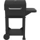 Nexgrill Cart-Style Charcoal Grill in Black w/ Side Shelf