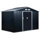 Outsunny 6ft. x 9ft. x 6ft. Metal Utility Shed for Garden and Backyard