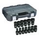 GEARWRENCH 1/2-in Drive 6-Point Standard Universal Impact SAE Socket Set (13-Piece)