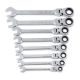 GEARWRENCH - Standard and Flex Head SAE Combination Ratcheting Wrench Set (16-Piece)