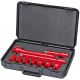KNIPEX 1/2-in Drive Metric 1,000-Volt Insulated Socket Set (10-Piece)