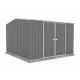 ABSCO Premier 10 foot x 10 foot Woodland Gray Metal Shed