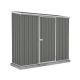 ABSCO Space Saver 7 foot x 3 foot x 6 foot Gray Metal Woodland Shed
