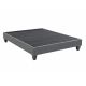 AC Pacific Contemporary Upholstered Grey King Platform Bed