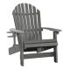 Highwood King Hamilton Coastal Teak 2-Piece Recycled Plastic Outdoor Seating Set