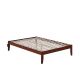 AFI Colorado Walnut Full Bed with USB Turbo Charger