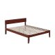 Atlantic Furniture - Boston Queen Bed in Walnut