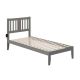 AFI Tahoe Twin Extra Long Bed with USB Turbo Charger in Grey