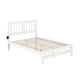 Tahoe Full Bed with Footboard in White