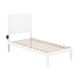 NoHo White Twin Bed