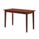 Atlantic Furniture 48 inch Rectangular Walnut Writing Desk w/ Solid Wood Material