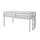 Alaterre Furniture Jasper Twin Dove Gray Wood Junior - Loft Bed
