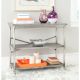 Safavieh 32.5-inch Dark Silver Metal 2-shelf Etagere Bookcase