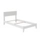 Atlantic Furniture - Orlando White Twin Traditional Bed