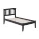 Atlantic Furniture Mission Espresso Twin XL Platform Bed w/ Open Foot Board