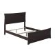 AFI Metro Espresso Full Traditional Bed with Matching Foot Board