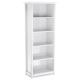 Simpli Home Amherst 70inch White Wood 5-shelf Standard Bookcase w/ Adjustable Shelves