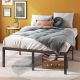 Zinus Yelena Black Metal King Platform Bed Frame