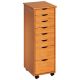 Adeptus Pine Mobile File Cabinet