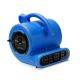 B-Air 1/4 HP Air Mover Blower Fan for Water Damage Restoration Carpet Dryer Floor Home and Plumbing Use in Blue